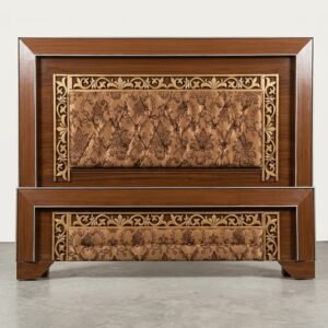 Handcrafted Wooden Double Bed